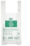 PAPSTAR 150 Hemdchen-Tragetaschen, Bio-Folie 47 cm x 22 cm x 13 cm transparent