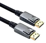ROLINE DisplayPort Kabel, DP-DP, v1.2, ST - ST, schwarz-metallic, 3 m