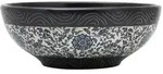 vidaXL Aufsatzwaschbecken Schwarz und Blau Rund &Oslash;41x14 cm Keramik