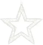 ECD Germany LED Weihnachtsstern 50 cm, 1440 warmwei&szlig;e LEDs, Timer, IP44...