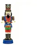 COSTWAY Weihnachts-Nussknacker-Figur, gro&szlig;, 185 cm, beleuchtete...