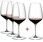 RIEDEL Glas Riedel VELOCE Cabernet / Merlot Weinglas 4er Set (P3G4)