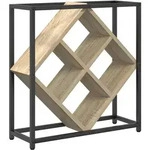vidaXL Weinregal Sonoma-Eiche 51 x 18 x 52,5 cm Holzwerkstoff