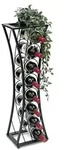 DanDiBo Weinregal Metall Schwarz Stehend Mika 80 cm 96536 Flaschenregal