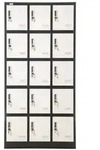 Jet-Line Metall Garderobenschrank Schrank Schlie&szlig;fachschrank 15 F&auml;cher ...
