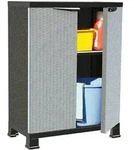 vidaXL Kunststoffschrank 68x39x92 cm Rattan-Design