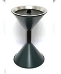 Stand Aschenbecher SZ 70x40cm graphit SZAGATO Made in Germany Aschenbecher f&uuml;r