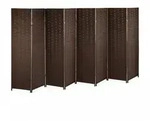 Relaxdays Paravent Raumteiler, HxB: 170x320 cm, faltbarer Raumtrenner, 8-teiliger