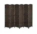 Relaxdays Paravent Raumteiler, HxB: 170x240 cm, faltbarer Raumtrenner, 6-teiliger