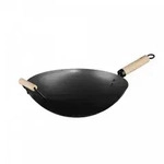 FIVE - Wok aus Stahl, &Oslash;35 cm mit Holzgriff