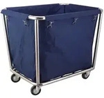 HENDI W&auml;schebeutel f&uuml;r W&auml;schetransportwagen, Dunkelblau, 845x600x(H)625mm