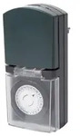 Perel Zeitschaltuhr, mechanisch, 230 V, 16 A, 3680 W, IP44, f&uuml;r au&szlig;en, Typ E