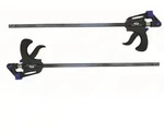 Vago-Tools 2x Schnellspannzwinge 450 mm Einhandzwinge