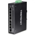TRENDnet TI-PG80 8-Port Geh&auml;rteter Industrieller Gigabit PoE+ DIN-Rail Switch