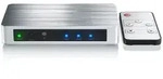 Primewire 3-Port 4k UHD HDMI Switch mit Fernbedienung & Netzteil 3x HDMI IN / 1x HDMI