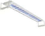 vidaXL Aquarium-Beleuchtung LED 80-90 cm Aluminium IP67