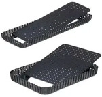 Relaxdays Tarteform, 2er Set, mit Hebeboden & L&ouml;chern, 2 Gr&ouml;&szlig;en,