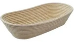 Schneider - Brotform / G&auml;rkorb oval, Peddigrohr, 360 x 200 mm, 2000 gr.