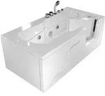 AcquaVapore Whirlpool Seniorenwanne mit T&uuml;r S17-EH-WP-L 150x75cm