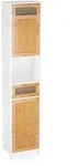 Relaxdays Badschrank, 2 T&uuml;ren, 1 Schublade, Hochschrank, HxBxT: ca. 180 x 39 x 30