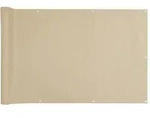 vidaXL Sichtschutz f&uuml;r Balkon, cremefarben, 90 x 500 cm, Oxford-Stoff, f&uuml;r den