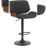 CLP Barhocker Beverley Stoff walnuss/schwarz