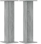 vidaXL Pflanzenst&auml;nder 2 Stk. Grau Sonoma 30x30x95 cm Holzwerkstoff