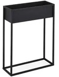 Relaxdays Blumenst&auml;nder, Metall, HxBxT: 70x55x20 cm, stehend, Wohnzimmer & K&uuml;che,