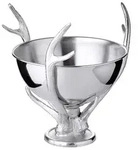 EDZARD Sektk&uuml;hler Lita (H&ouml;he 37 cm, &Oslash; 31 cm), silberfarben, Aluminium vernickelt,