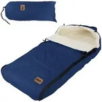 Babyfu&szlig;sack 94x48x10 cm Blau aus Polyester Joyz