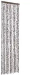 vidaXL Insektenschutz-Vorhang Braun und Beige 56x200 cm Chenille