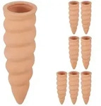 Relaxdays Tonkegel Bew&auml;sserung, Gie&szlig;kegel 8er Set, 1,5 Liter PET-Flaschen, f&uuml;r