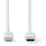 Nedis Lightning Kabel - USB 2.0 - Apple Lightning 8-Pin - USB-C Stecker - 480 Mbps -