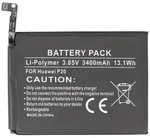AccuCell Akku passend f&uuml;r den Huawei P20 Akku Li-Polymer 3,85 Volt mit 3400mAh