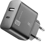 Cellularline Dual Port Ladeger&auml;t 25W Schwarz - 2