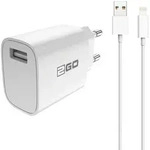 ACV Netz-Ladeset 100V-240V 2-teilig - wei&szlig; fuer Apple