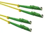 ROLINE LWL-Kabel duplex 9/125&mu;m OS2, LSH/LSH, APC Schliff, LSOH, gelb, 7,5 m