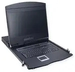 VALUE 19-Zoll-KVM-Switch, 8-Port, 48 cm (19") TFT (16:9), VGA, USB, CH-Layout