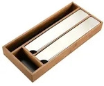 KESPER Folienspender, dunkler Bambus, FSC 5.4x42x19cm