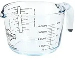 &Ocirc;cuisine Messkanne, Messbecher, Borosilikat, transparent, 1l, &Oslash;15.5cm, H&ouml;he:11cm