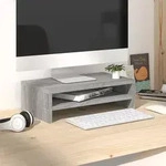 vidaXL Monitorst&auml;nder Grau Sonoma 42x24x13 cm Holzwerkstoff