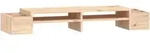 vidaXL Monitorst&auml;nder 100x27,5x15 cm Massivholz Kiefer