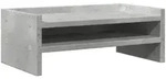 vidaXL Monitorst&auml;nder Betongrau 42x24x16 cm Holzwerkstoff