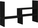 vidaXL Monitorst&auml;nder Schwarz (39-72)x17x43 cm Massivholz Kiefer
