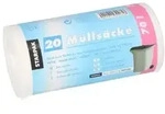 Starpak 500 M&uuml;lls&auml;cke, HDPE 70 l 100 cm x 58 cm transparent