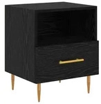 vidaXL Nachttisch Schwarz 40 x 35 x 47,5 cm Holzwerkstoff