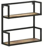 vidaXL Wandregal : Gr&ouml;&szlig;e - 60x20x60 cm, Material - Raues Mangoholz