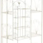 CLP Standregal Mia aus Eisen 153 x 62 cm antik-creme
