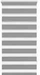 vidaXL Doppelrollo Seitenzug 80 x 150 cm grau