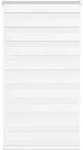 vidaXL Doppelrollo Wei&szlig; 75x150 cm Stoffbreite 70,9 cm Polyester